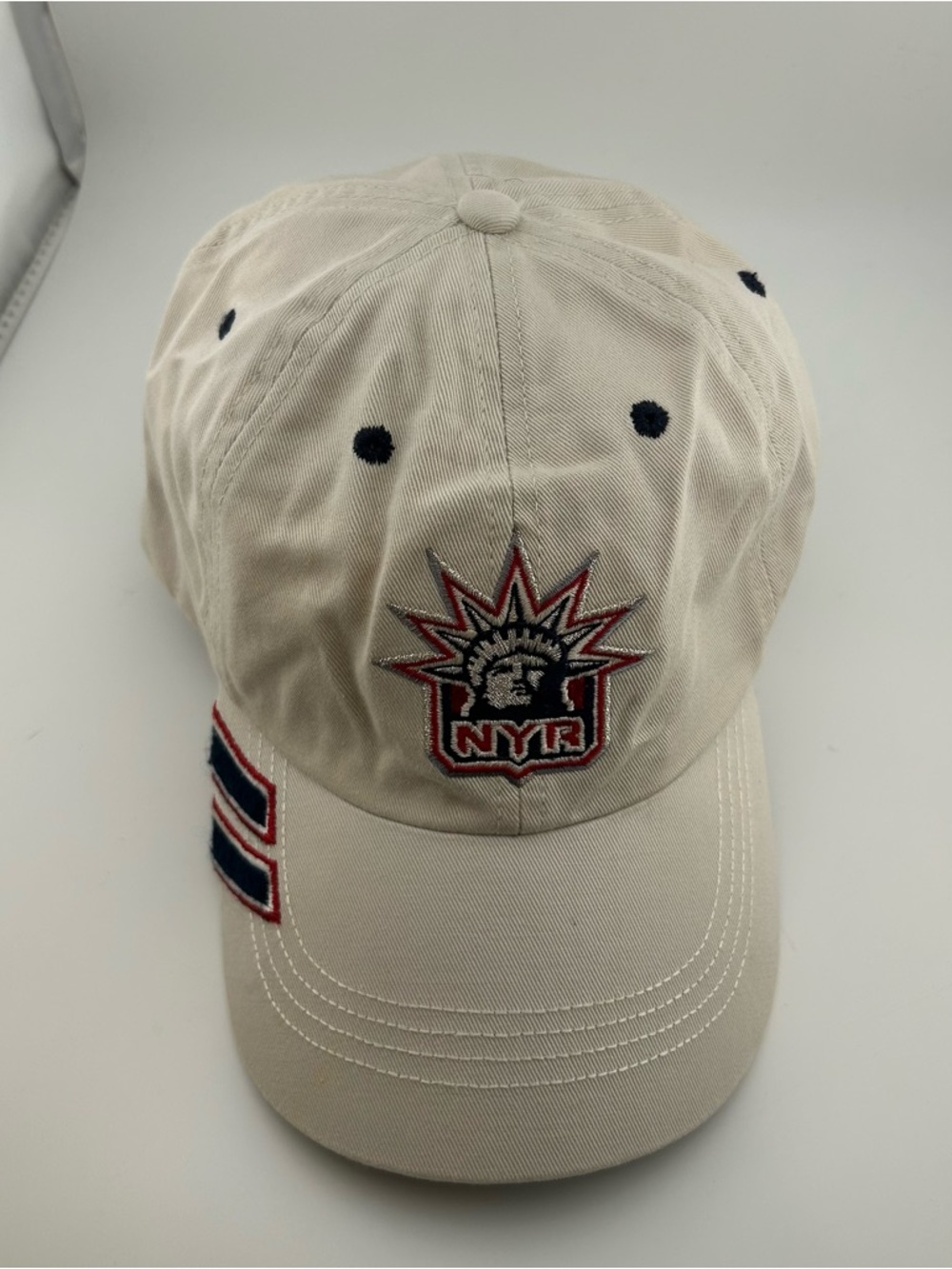 Vintage New York Rangers Pro Player Hat Tan Strapback NHL Center Ice Liberty - Picture 6 of 9